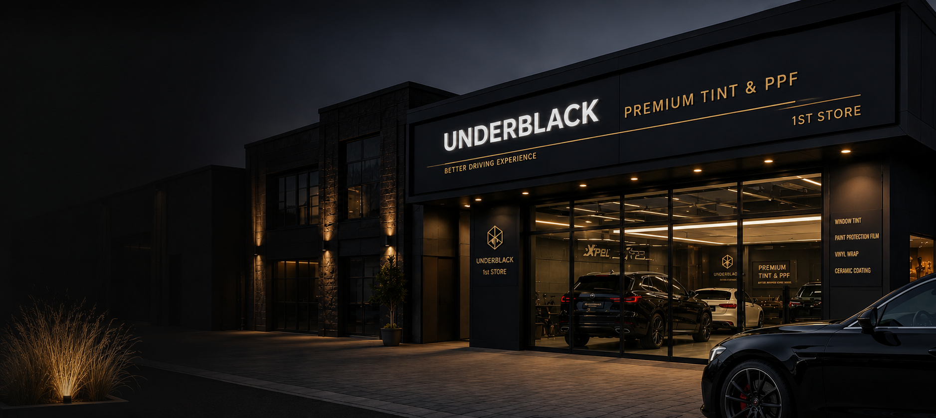 UNDERBLACK 1st STORE 프리미엄 매장 외관